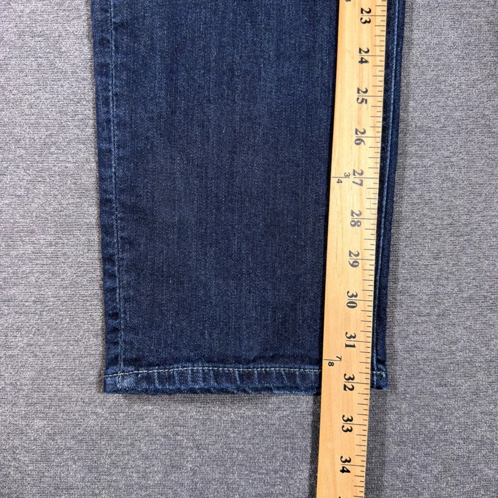 7 For All Mankind Slimmy Jeans Mens 36x32 Blue Slim Straight Leg Denim Pants